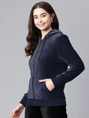 Marks & Spencer Dark Blue Women's Hoodie US size M, Navy New